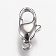 Polished 316 Surgical Stainless Steel Lobster Claw Clasps(STAS-Z013-12P)-1