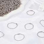 160Pcs Iron Ball Chains, Tag Chains, Platinum, 9.5~10x0.24cm(IFIN-LP0001-13)