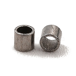 Non-Tarnish 304 Stainless Steel Beads, Column, Stainless Steel Color, 2x2mm,Hole:1.60mm(X-STAS-H0179-01A-P)