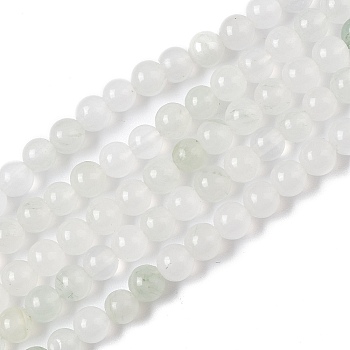 Natural Quartz Beads Strands, Round, 4~4.5mm, Hole: 0.8mm, about 88pcs/strand, 14.76''(37.5cm)