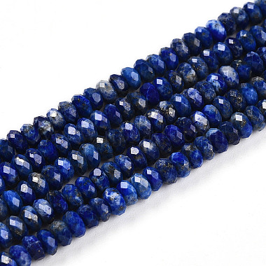 natürlichen Lapislazuli Perlenstränge(G-T141-35)-4