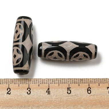Tibetan Style dZi Beads Strands(G-P526-B04)-3