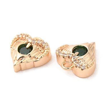 Brass & Glass & Cubic Zirconia Charms(KK-G468-54G-03)-2