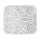 Triple Moon Goddess/Pentacle/Triskelion DIY Silicone Pagan Wiccan Symbol Molds(PW-WG28120-01)-2