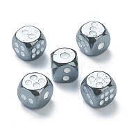 Natural Non-magnetic Hematite Cabochons, Dice, 15x15x15mm(G-M378-02G)