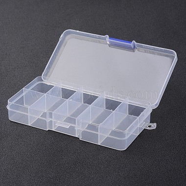 Stationary 10 Compartments Rectangle Plastic Bead Storage Containers(CON-M005-01)-2