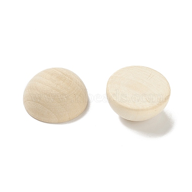 (Defective Closeout Sale: Wood Texture and Crack) Unfinished Natural Wood Cabochons(WOOD-XCP0001-68)-3