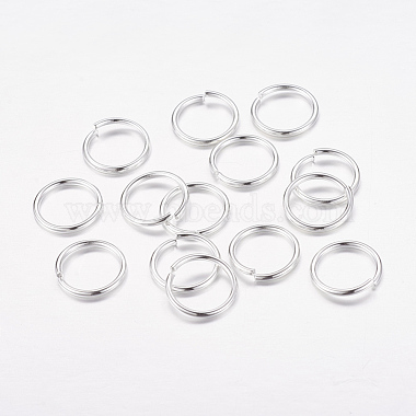 Silver Ring Brass Close but Unsoldered Jump Rings
