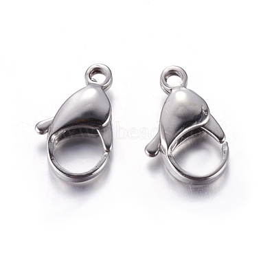 304 Stainless Steel Lobster Claw Clasps(STAS-AB19)-2