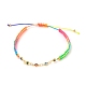 Bracelets de perles de nylon tressés réglables(BJEW-JB05594-02)-1