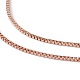 304 Stainless Steel Box Chain Necklaces for Men Women(NJEW-G091-01RG)-2