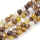 Chapelets de perles en agate à rayures naturelles/agates à bandes(G-G582-6mm-51)-1