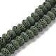 Synthetic Lava Rock Beads Strands(G-B087-02A-04)-1