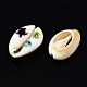 Printed Natural Cowrie Shell Beads(SSHEL-N032-28)-3