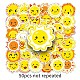 50Pcs Cartoon Sun-themed PVC Self-Adhesive Stickers(PW-WG89750-01)-6