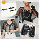 Polyester with Plastic Shawls(AJEW-CY0003-23)-5