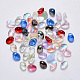 Transparent Spray Painted Glass Charms(GLAA-R211-05)-1