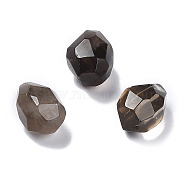 Natural Smoky Quartz Beads, No Hole/Undrilled, Faceted, Nuggets, 15~19x13~15x12~15mm(G-F747-03C)