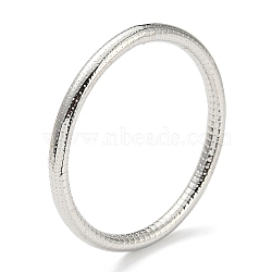 Non-Tarnish 304 Stainless Steel Simple Bangles, Stainless Steel Color, Inner Diameter: 2-3/8 inch(6.05cm)(BJEW-G686-02P)