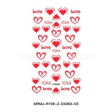 Valentine's Day 5D Love Nail Art Sticker Decals(MRMJ-R109-Z-D4363-03)-2