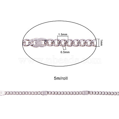 chaînes gourmettes en fer recouvertes de laiton soudé(CH-CJ0001-01A-P)-2