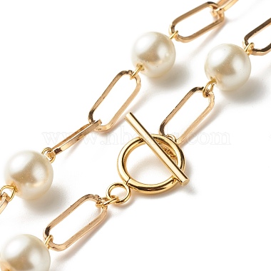 Glass Pearl Beaded Necklaces(NJEW-TA00005)-4