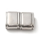 Tarnish Resistant 304 Stainless Steel Magnetic Clasps with Glue-in Ends(STAS-P325-02P)-1