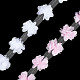 9~10 Yards 2 Colors 3D Organza Flower Trimming(FIND-GF0004-50)-1