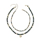 2Pcs 2 Style Crystal Rhinestone Horse Eye Pendant Necklaces Set(NJEW-JN04049)-1