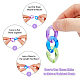 Acrylic & CCB Plastic Linking Rings(OACR-FH0001-042)-5