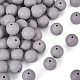 50個の食品グレードの環境に優しいシリコーンビーズ(SIL-TA0002-89B)-2