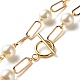 Glass Pearl Beaded Necklaces(NJEW-TA00005)-4