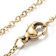 Clay Rhinestone Dumb-bells Beads Pendant Necklaces(STAS-A052-03G)-3