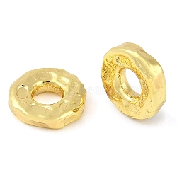 Brass Spacer Beads, Disc with Groove, Real 18K Gold Plated, 7.8x2mm, Hole: 2.8mm(KK-L219-04G-02)