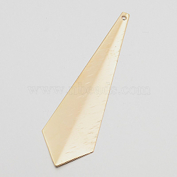 Iron Bookmarks, Golden, 66x21x0.6mm, Hole: 1mm(X-AJEW-P031-04)