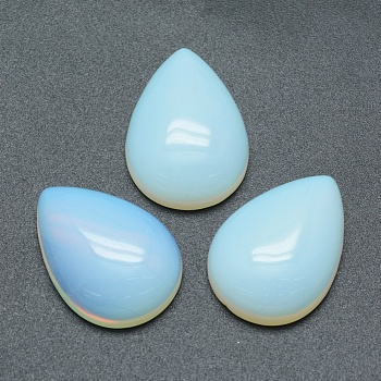 Opalite Cabochons, Teardrop, 25x18x7mm