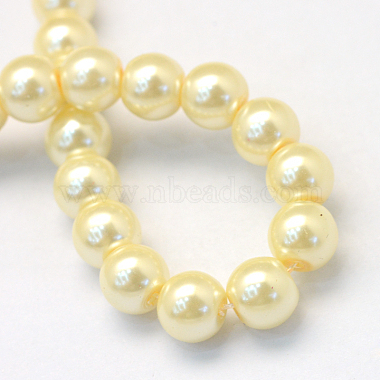 Baking Painted Glass Pearl Bead Strands(HY-Q003-3mm-21)-4