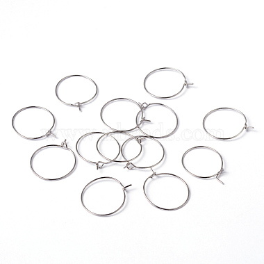Brass Earrings Hoops(X-EC067-1NF)-4