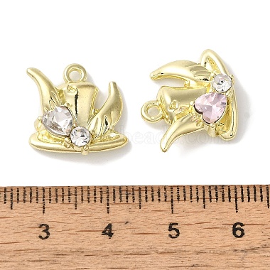 Heart Rack Plating Alloy Pendants(FIND-I039-28G)-3