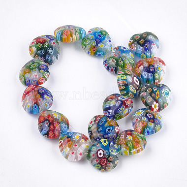 Handmade Millefiori Lampwork Beads Strands(LAMP-S191-11)-2