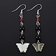 Butterfly Natural New Jade Dangle Earrings for Girl Women(EJEW-S212-001)-1