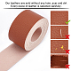 PU Leather Fabric Plain Lychee Fabric(AJEW-WH0034-89C-03)-4