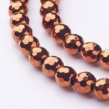 Non-magnetic Synthetic Hematite Beads Strands(G-G092-2mm)-2