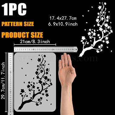 Plastic Drawing Painting Stencils Templates(DIY-WH0396-673)-2