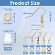 200Pcs 5 Color Brass Earring Hooks(KK-SP0001-42)-2