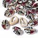 Printed Natural Cowrie Shell Beads(X-SSHEL-R047-01-C10)-1