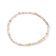3mm Natural Moonstone Beads Stretch Bracelet for Girl Women(BJEW-JB07284-02)-1