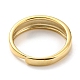 304 Verstellbarer Herzschlag-Ring aus Edelstahl für Damen(RJEW-C016-25G)-3