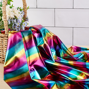 Polyester Spandex Stretch Fabric(DIY-WH0002-56D)-4