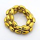 Electroplate Magnetic Synthetic Hematite Beads Strands(G-O008-21)-2